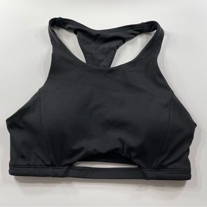 Alphalete pulse surge bra black